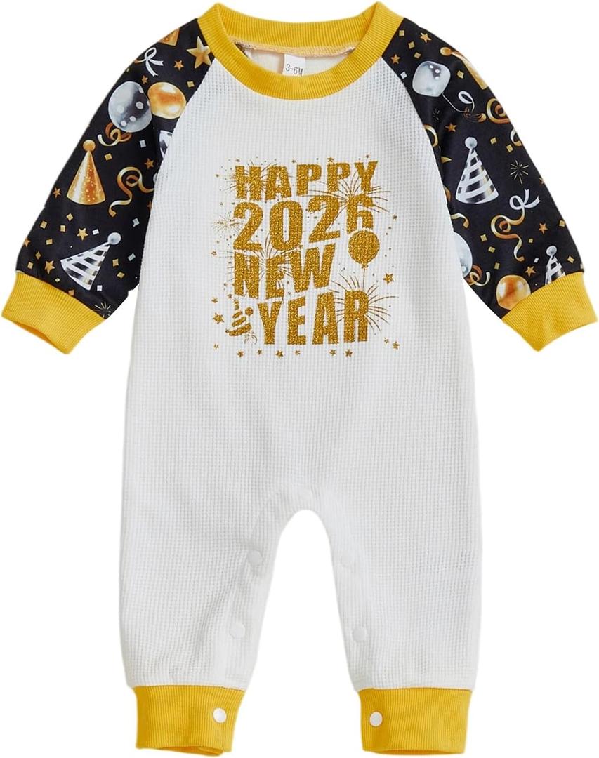 BemeyourBBs Newborn Baby Boy Fall Winter Clothes Infant Romper Jumpsuit