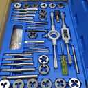 Orion Motor Tech Tap and Die Set Metric | M3, M4, M5, M6, M7, M8, M10, M12 Tap Set and Die Set | Thread Repair Kits for Threading and Rethreading Internal and External Threads (40 pc Metric)