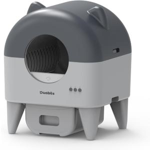 Self-Cleaning Cat Litter Box for Multiple Cats - Extra Large Automatic Odor Control with App Monitoring, Safety Sensors & Low-Noise Operation (Includes Trash Bags)