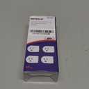 Oviitech 4 Pack Grounded Outlet Wall Tap Adapter with On/Off Power SwitchSingle Outlet with Switch in White