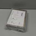 Upsimples 5x7 Picture Frame Set of 3, Made of High Definition Glass for 5 x 7, Wall and Tabletop Display Thin Border Photo Frames for Home Decor, Brown