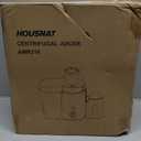 Juicer Machines, HOUSNAT Juicer Whole Fruit and Vegetables with 3-Speed Setting, Upgraded Version 400 W Motor Quick Juicing, Cleaning Brush and Juicing Recipe Included, Black