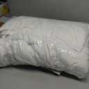 CozyLux Twin Mattress Pad Deep Pocket Up to 21" Non Slip Cotton Cooling Mattress Topper Breathable and Soft Quilted Fitted Mattress Cover Thick Pillowtop 450GSM Bed Mattress Pad (39x75) Inches White