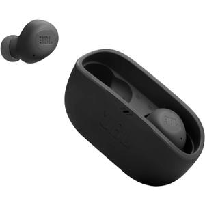 JBL Vibe Buds - True Wireless Earbuds, Smart Ambient, VoiceAware, Up to 32 Total Hours of Battery Life with Speed Charging, Water and Dust Resistant, JBL Deep Bass Sound (Black)