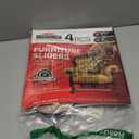 Felt Furniture Sliders for Hardwood Floors X-PROTECTOR 4 PCS 4 3/4 - Furniture Slider with Unique Design - Heavy-Duty Furniture Movers for Hard Surfaces - Felt Sliders - Move Your Furniture Easily!