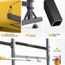 Bonnlo Kayak Storage Rack, Adjustable Heavy Duty Kayak Rack for Kayaks Paddle Boards, Kayak Paddle Holder for Garage, Spacesaver, Gentle on Padding, Boat Organizer