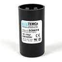 TEMCo 161-193 uF MFD CD60 Start Capacitor 220-250V AC Round | 50/60 Hz Motor Start Capacitor for HVAC, Compressor, Pump