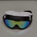 Summer Reflective Swim Goggles, Leak-proof Anti Fog Clip on Clear Swimming Eye Goggles for Women Men