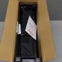 SPORT BEATS Stadium Seats with Back Support Bleacher Chairs with Back and Cushion Thick Padded Bleacher Seats Includes Shoulder Strap (Black)