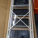 Arbusb Step Ladder, Folding Steel Ladder with Handrail & Wide Pedals