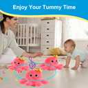 Octopus Crawling Toy - Octopus Toy with Light, Music, Voice Control, and Clap Hands Awake for 2+ Year Old Boys and Girls