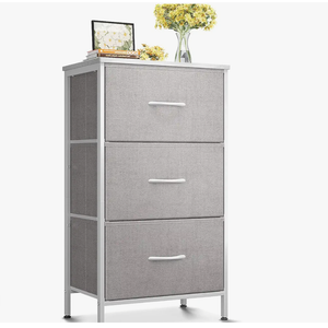 AODK Dresser for Bedroom Nightstand Small Dressers Chest of Drawers End Table for Living Room, Closet Dresser with 3 Storage Drawers Organizer Clothes,