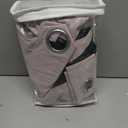 Melodieux 100% Blackout Linen Textrued Curtains for Living Room, Full Light Blocking Thermal Insulated Grommet Curtain Drapes with Black Back for Bedroom, 42 x 84 Inch, Tan (2 Panels)