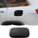 Fuel Filler Door Gas Tank Cap Cover Trim US Flag Decoration Exterior Accessories for Jeep Grand Cherokee 2011-2020,Black