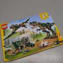 LEGO Creator 3 in 1 T Rex Toy - Dinosaur Toy Building Set for Kids, Boys & Girls, Ages 9+ - 3 Building Options, T-Rex to Triceratops to Pterodactyl - Gift Idea for Birthdays - 31151