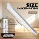 CroBlissful 20 Pcs Adjustable Shelf Brackets for Double Track System Closet Organization Heavy Duty Wire Shelf Brackets (White,9 Inch)