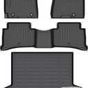 Floor Mats & Cargo Liner for Hyundai Tucson 2016 2017 2018 2019 2020 2021, All Weather TPE Rubber Floor Liner for Tucson, Waterproof Anti-Slip Full Set Floor Mats, Front, Rear, Trunk Mats