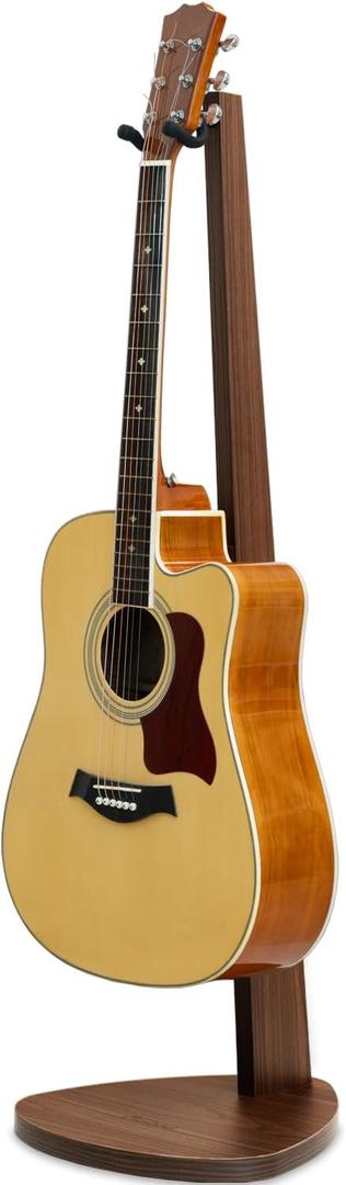 Guitar Stand, Wood Guitar Stands for Acoustic Guitar, Wooden Guitar Stand Floor, Handing Guitar Stand for Electric Guitar, Acoustic, Banjo, Bass, Ukulele, Gift for Guitar Player Men Boy