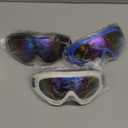 Ski Goggles,4-Pack Snow Goggles for Kids UV Protection Snowboard Goggles for Men Women Adults (Pink)