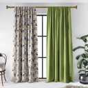 Gold Curtain Rods for Windows 18-144 Inch,Adjustable Length 1 Inch Diameter Heavy Duty Curtain Rod for Bedroom/Kitchen/Dorm/Apartment/Door