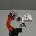 HAYIAUTO 8PCS UF414 Round Ignition Coils Pack & Iridium Spark Plugs & Spark Plug Wires Set Fits for Chevrolet Corvette Avalanche Silverado 1500 2500 3500 GMC Savana 1500 2500 Cadillac Escalade D514A