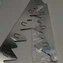 Stove Gap Covers Stainless Steel,2 Pack (Silver) Retractable length from 13.8" to 27.5"