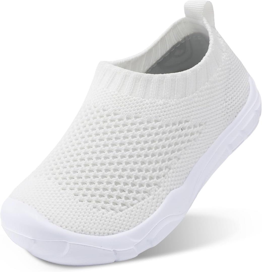 JOINFREE Toddler Boys Girls Sneaker Slip On Shoes Kids Lightweight Breathable Walking Shoes, 7 Toddler