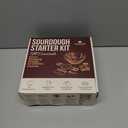 Superbaking Sourdough Starter Kit, 9" Round Banneton Bread Proofing Basket Set, Sourdough Bread Baking Supplies, Sourdough Tools with Silicone Bread Sling, Bread Making Tools, Baking Gifts