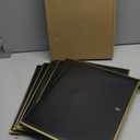 U Brands Black and Gold Poly Document Holder, 10 Count