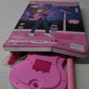 TAKIHON Guitar and Microphone Set for Kids,Guitar Toys with Music&Colorful Light,Adjustable Height Microphone with Stand,Karaoke Toys Gift for Boy,Girls,Toddlers(Red)-Upgraded