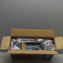 Corner Shower Caddy Tension Pole: Stainless Steel Rustproof 4-Tier Shower Organizer - 47-121 inch Adjustable Bathroom Shelves for Bathtub Shampoo Storage - Tension Rod Floor Standing Bath Rack - Black