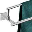 KOKOSIRI Towel Holder Polished Chrome 32-Inch Bathroom Double Bath Towel Bars Kitchen Rack Wall Mounted Stainless Steel B5009CH-L32