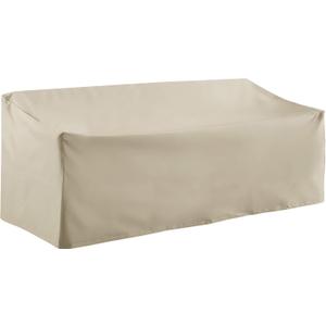 Crosley Furniture Patio Furniture Covers, Waterproof Outdoor Sofa Cover for Backyard, Deck, Tan