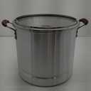 IMUSA USA MEXICANA-332 Steamer without Glass Lid & Wood-Like Handles, 32-Quart, Woodlook