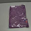 T&Twenties Womens Summer Tops Ruffle Short Sleeve Tunic Tops V Neck Loose Fit Flowy T-Shirts (Purple, L)