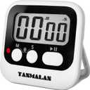 Easy to USE, Digital Kitchen Timer, Magnetic Timer,Tanmalan(Black,1 Pack)