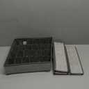 Joyoldelf Sock Drawer Organizer Underwear Organizer, 24 Cell Collapsible Closet Organizer Underwear Storage Boxes for Socks, Ties, Belts (Gray), Pack 4