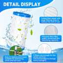 VICAMB 8 Pack Type A/C/III Pool Filter Cartridge Replacement, Compatible with Intex 29000E/59900E, Reusable Outer Shell with Replaceable Inner Filters for Select Above Ground Pool Pumps
