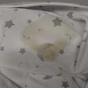 Crib Tent - Crib Net to Keep Baby in, Stop Baby from Climbing Out of Crib, Pop Up Crib Tent with Durable Breathable Net Double Zipper Strong Rods Installation Convenience (Gray Stars & Moons, Large)
