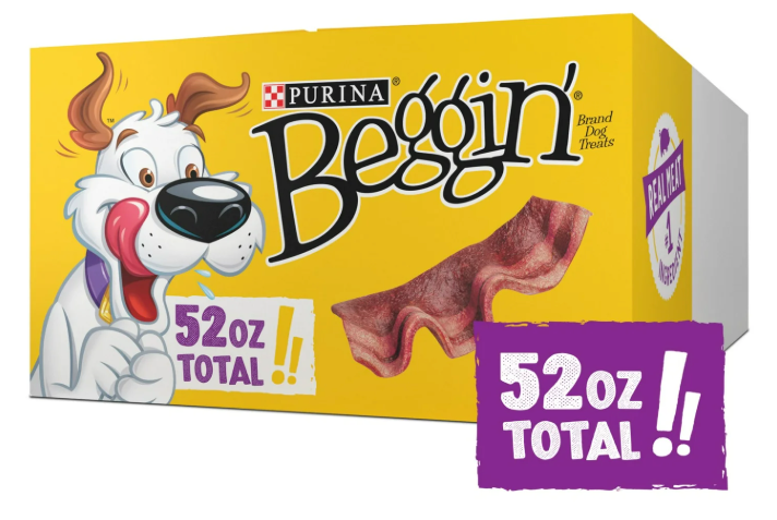Purina Beggin' Strips Dog Treats, Bacon and Peanut Butter Flavored Dog Treats, 56 oz, BB 10/2026