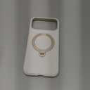 TORRAS Q3 Silicone for iPhone 17 Pro Max Case Stand, Fit for MagSafe, Liquid Silicone Soft Cozy Grip, 360 Spin Magnetic Stand, Camera Control, Protective Case for iPhone 17 Pro Max, Ivory Gold