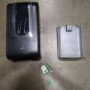 Automatic Hand Sanitizer/Soap Dispenser Touchless Electronic Motion Sensor Release for Gel & Liquid Solutions + Anti-Drip Catcher Tray & Large Capacity Refillable Tank of 1200ML/40OZ 16x13.3x30 CM Black