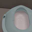 Jool Baby Potty Chair for Toddler Toilet Training - Splash Guard & Back Support (Aqua)