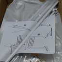 White Easel Stand for Sign, 55'' Adjustable Easel Stand for Display, Metal Easel Display Stand Heavy Duty(Round Tube)