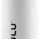 ZULU Goals Vacuum Insulated Large Capacity Stainless Steel Water Bottle | Reusable Jug Thermoses with Carry Handle | Leak-Proof Lid | Perfect for Travel, Workout, Gym, Hiking, Camping | 64oz, 101oz (White)