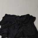 Aleumdr Women's Waistband Layered Swimdress Ruffle Swim Skirt Swimsuit Bottom(X-Large, Black)