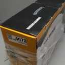 MAKEASY Coil Spiral Binding Machine 4:1 pitch - Manual Hole Punch - Electric Coil Inserter - Adjustable Side Margin - for Letter Size/A4/A5, Comes with 1 Box 5/16'' Plastic Coil Binding Spines & Plier