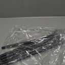 Curtain Rods for windows 48 to 84-93 inch, 5/8 inch Decorative Matte Black Splicing Heavy Duty Metal Curtain Rod set with Brackets