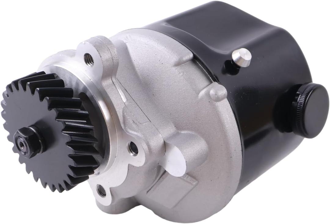 IEQFUE Power Steering Pump E7NN3K514CA D8NN3K514DC Compatible with Ford New Holland 345C 445 445A 545 545A 545C 545D 555 555B 655 655A