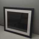 Display 20 x 24 Picture Frame Black. 1.57 Inch Wide Wood Grain Texture, Pictures 16 x 20 with Mat. Horizontal or Vertical Wall 20x24 Picture Frame.